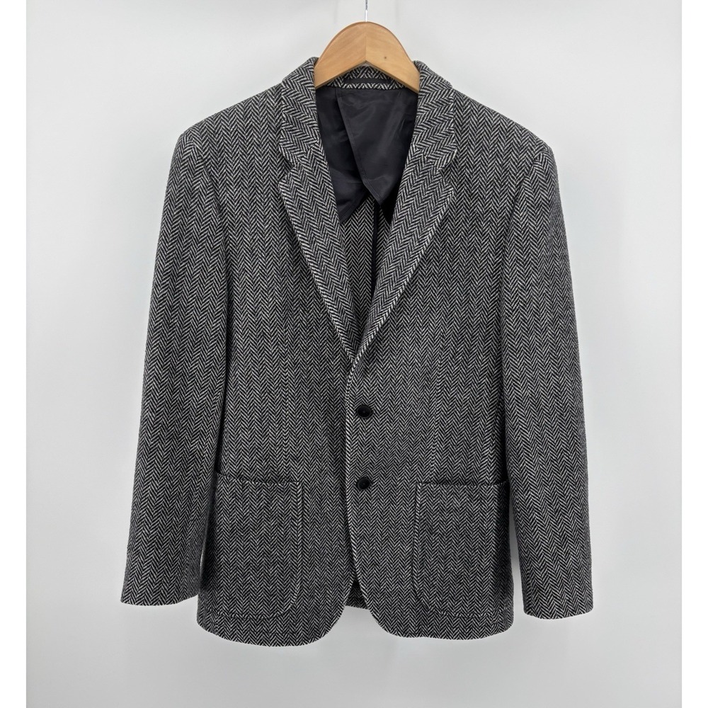 NWOT Theory Webster Herringbone Wool Blazer Jacket Sz 40 Sport Coat $450